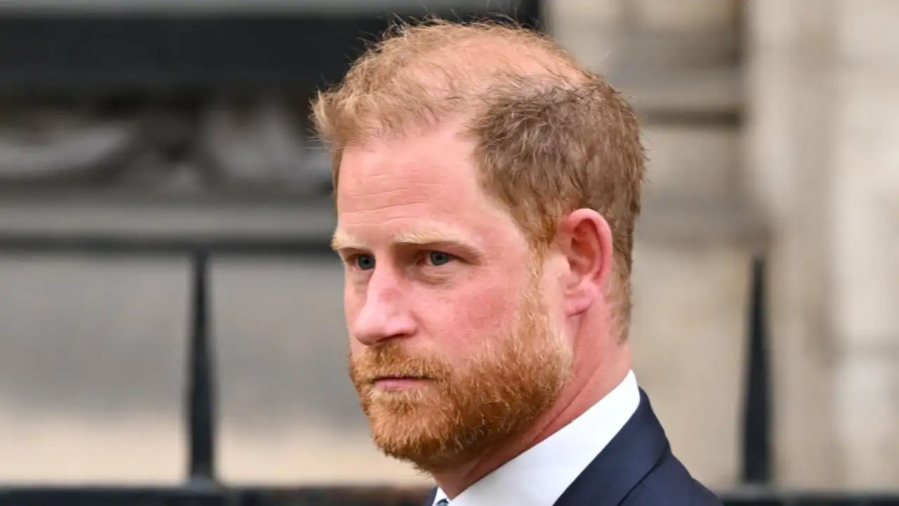 El Príncipe Harry en una de sus vueltas a Londres en 2024