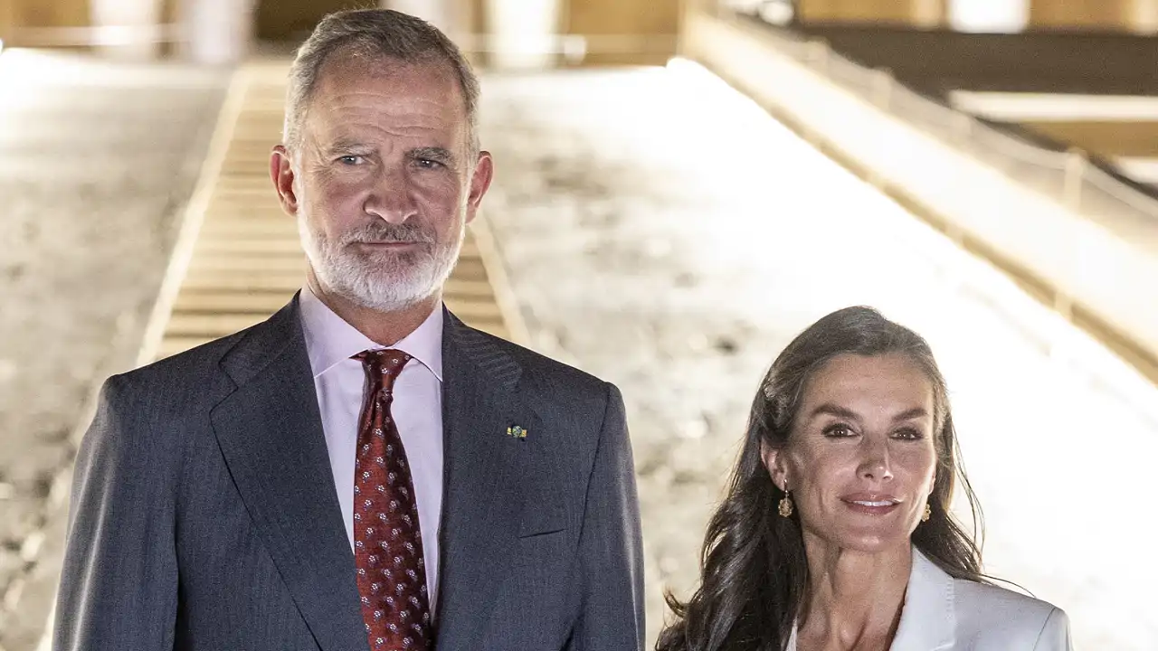 Los Reyes Felipe y letizia durante su viaje de Estado a Egipto