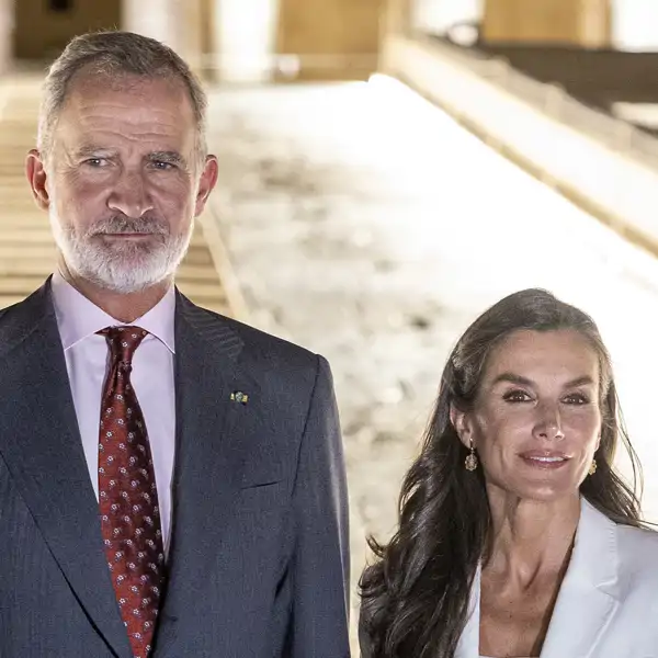 Los Reyes Felipe y letizia durante su viaje de Estado a Egipto