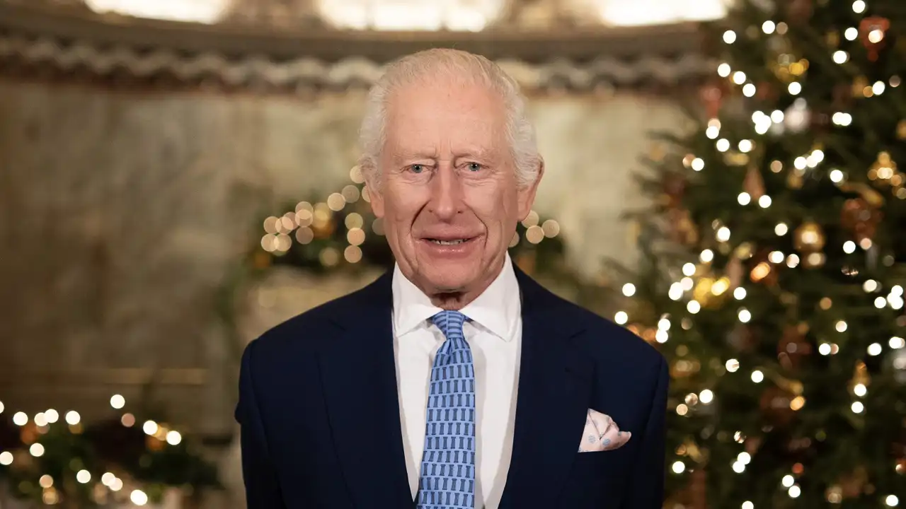 Carlos III durante su discurso de Navidad