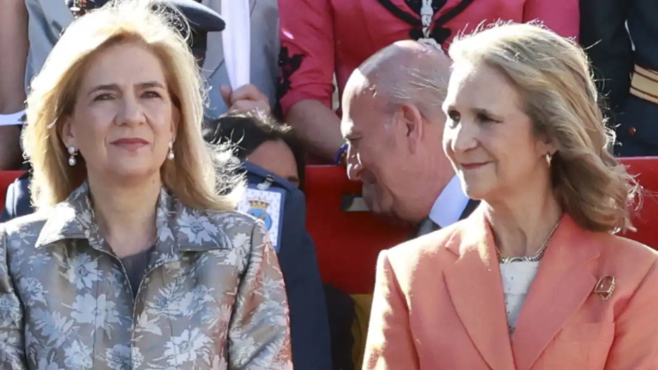 Infanta Cristina y la Infanta Elena en Torrejón de Ardoz