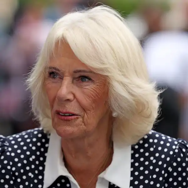 La Reina Camilla en un acto público 