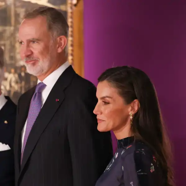 Los Reyes de Bélgica junto a Felipe VI y Letizia en su visita al país