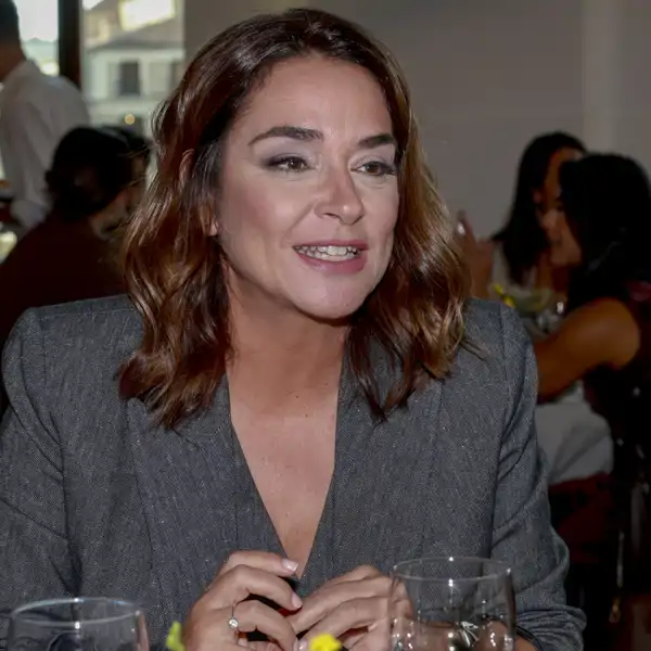 La periodista Toñi Moreno durante un evento celebrado en Madrid