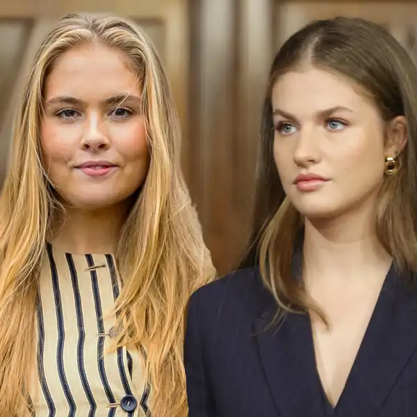 La Princesa Leonor y la princesa Amalia de Holanda, la cara y la cruz en un día de trabajo: dos formas de incorporar la tendencia que arrasa esta temporada