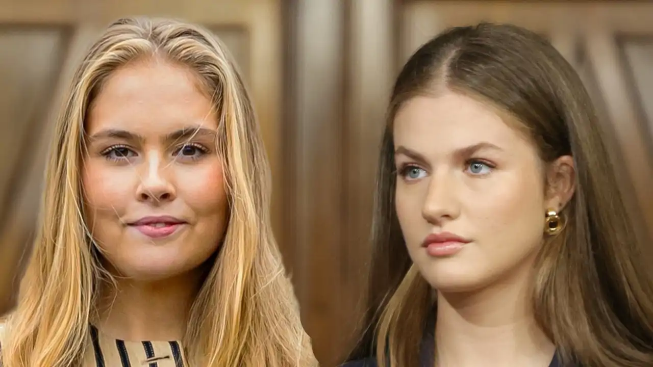 La Princesa Leonor y la princesa Amalia de Holanda, la cara y la cruz en un día de trabajo: dos formas de incorporar la tendencia que arrasa esta temporada
