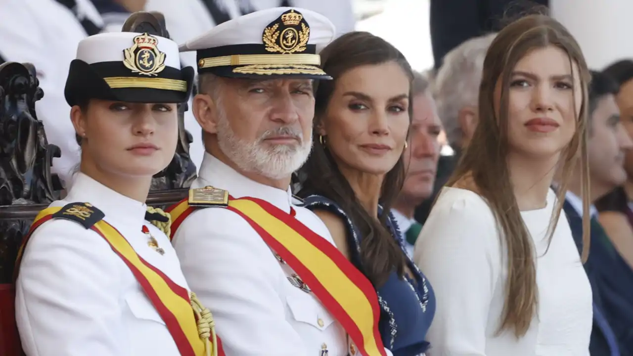 La Familia Real en Pontevedra