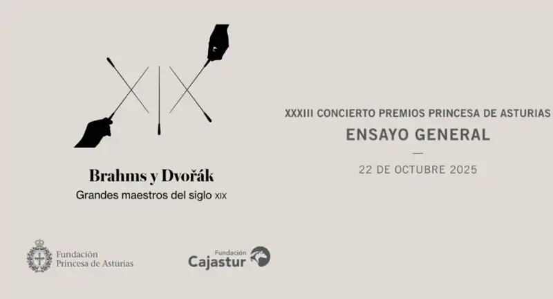Cartel del ensayo general del concierto 2025