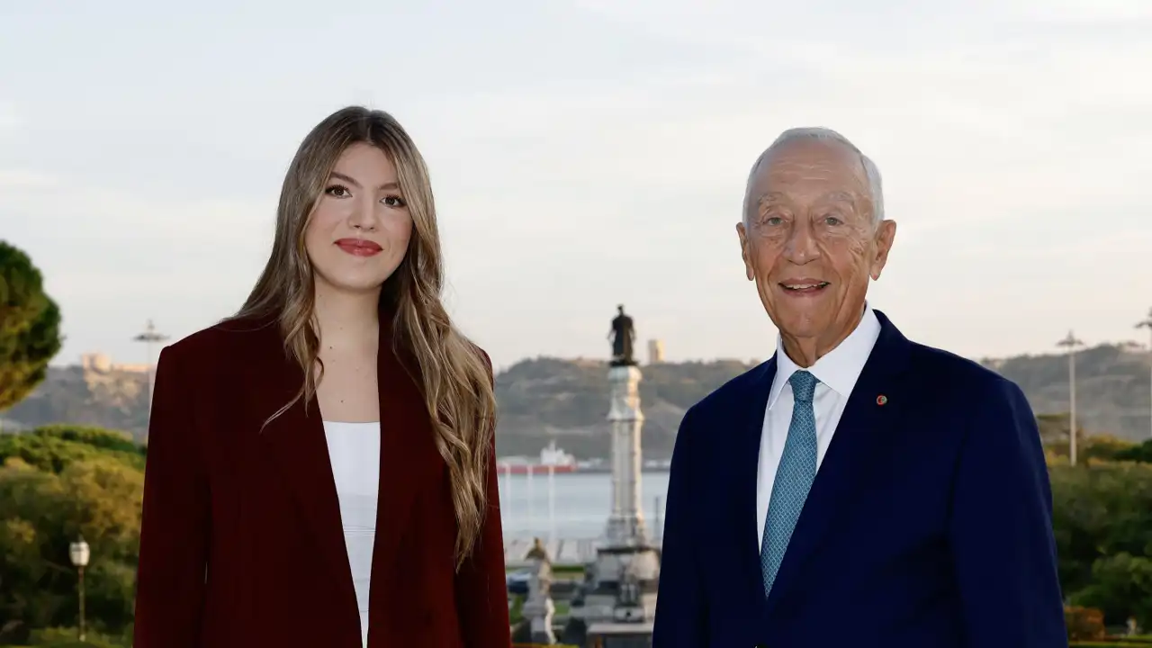 La infanta Sofía en su primer acto en solitario en Portugal