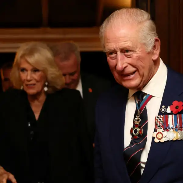 Carlos III y Camila en la recepción en el Royal Albert Hall