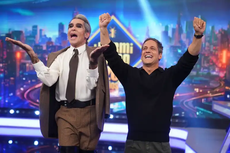 Mario Vaquerizo y Gotzon Mantuliz en 'El Hormiguero'