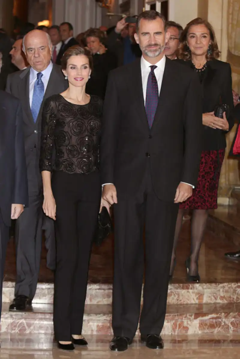 Top y pantalones de Felipe Varela en los Premios Francisco Cerecedo 2014 