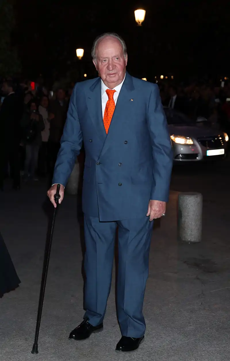 El Rey Juan Carlos I durante el concierto de la Escuela Superior de Música, el 2 de noviembre de 2018, en Madrid.