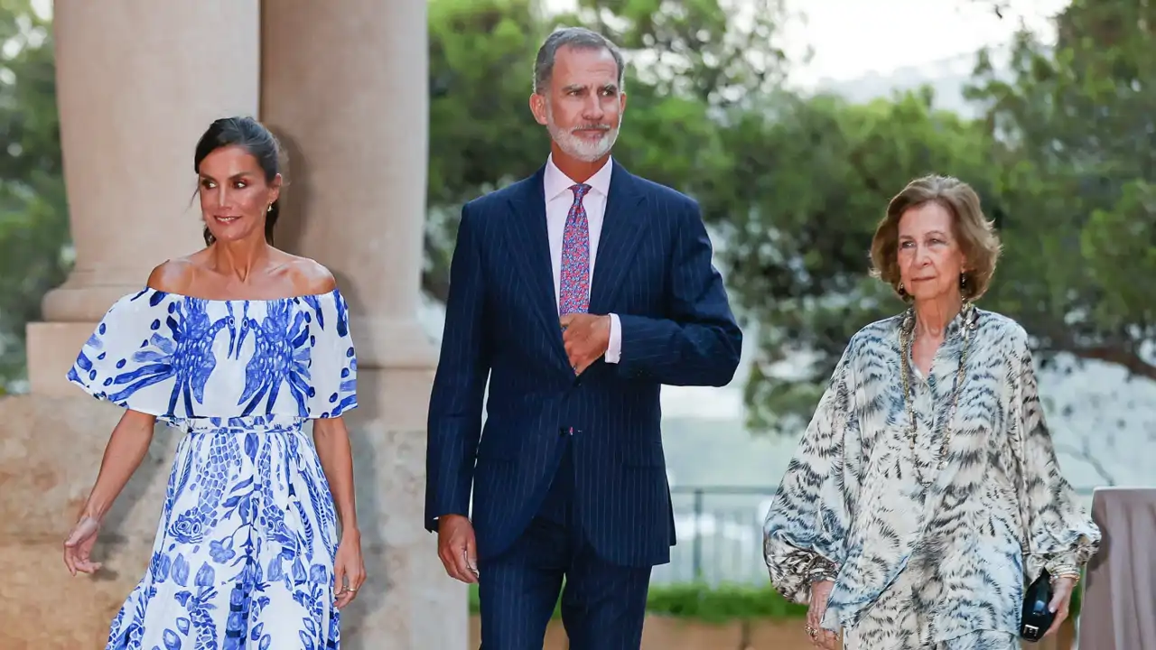 La Reina Letizia, el Rey Felipe y la Reina Sofía en Palma