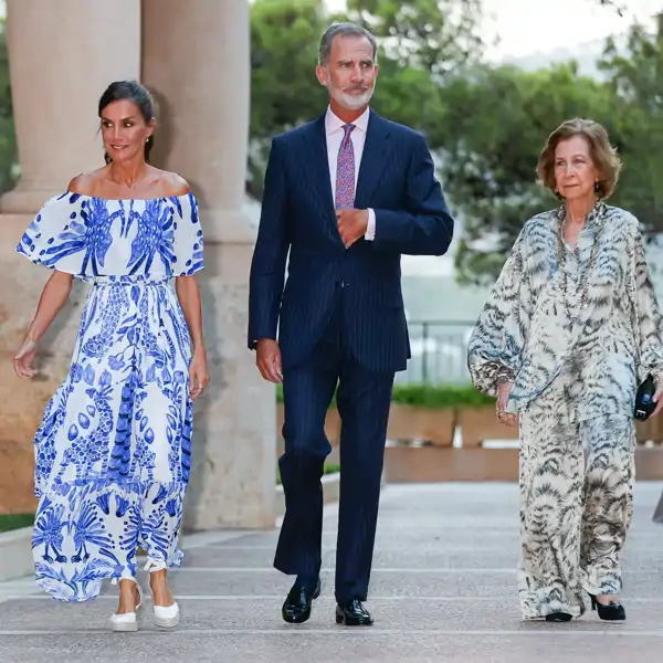 La Reina Letizia, el Rey Felipe y la Reina Sofía en Palma