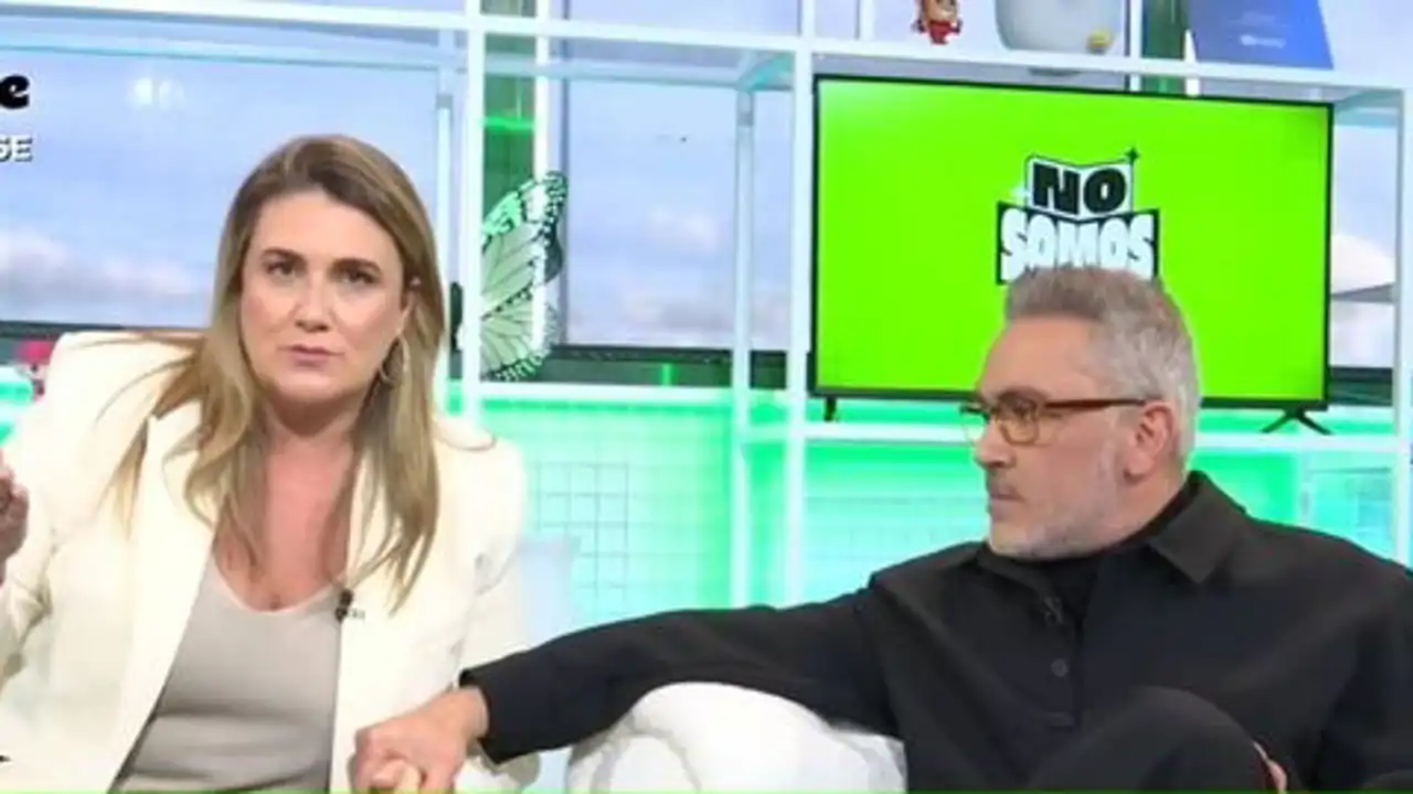 Carlota Corredera y Kiko Hernández reaccionan al final de 'No somos nadie'
