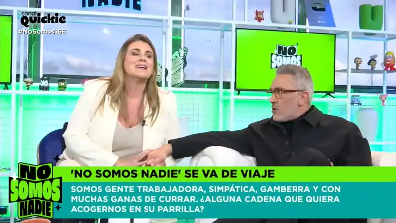 Kiko Hernández y Carlota Corredera en 'No somos nadie'