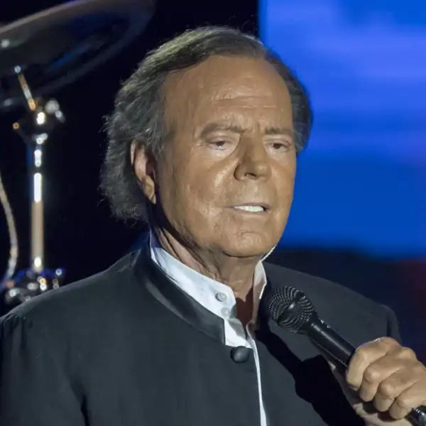 Julio Iglesias durante uno de sus conciertos en julio de 2016, en Mónaco. 