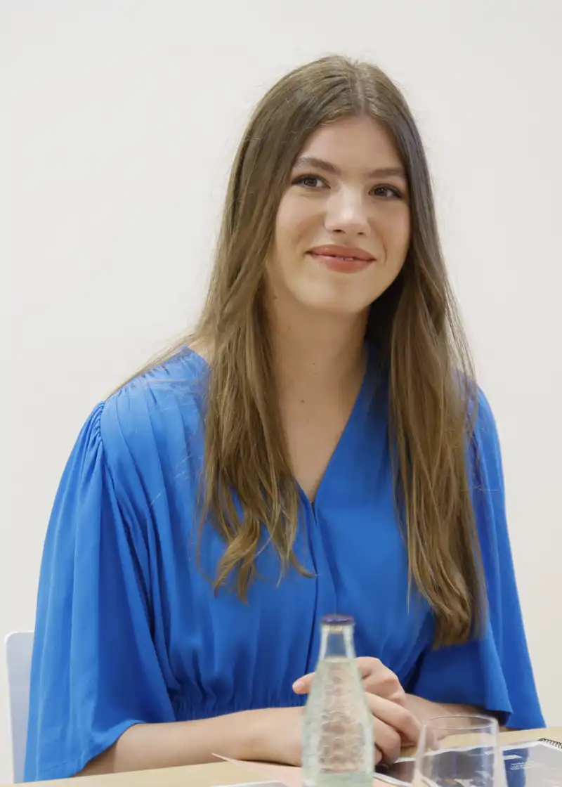 La Infanta Sofía en un acto público