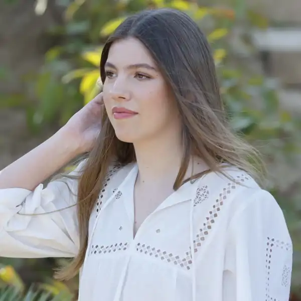 La Infanta Sofía durante un acto celebrado en Girona