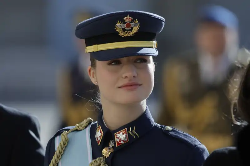 La Princesa Leonor, vestida con uniforme durante la Pascua Militar celebrada el 6 de enero del 2026