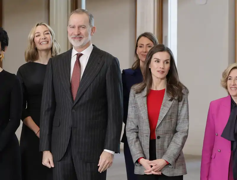 Los Reyes Felipe y Letizia