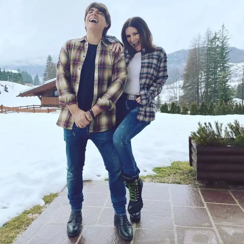 Laura Pausini y su marido Paolo Carta