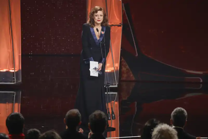 Susan Sarandon durante su discurso