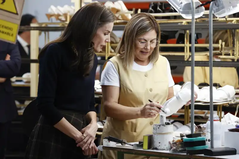 La Reina Letizia en Elda