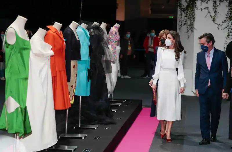 La Reina Letizia en la Semana de la Moda de Madrid