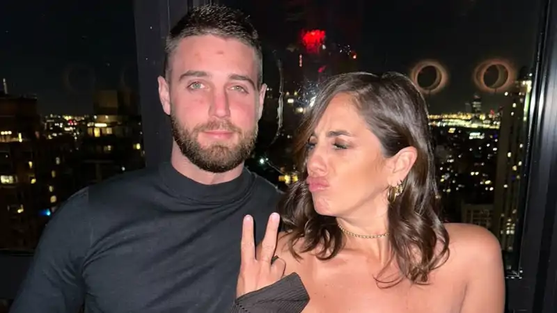 Anabel Pantoja y David Rodríguez en una divertida imagen. 