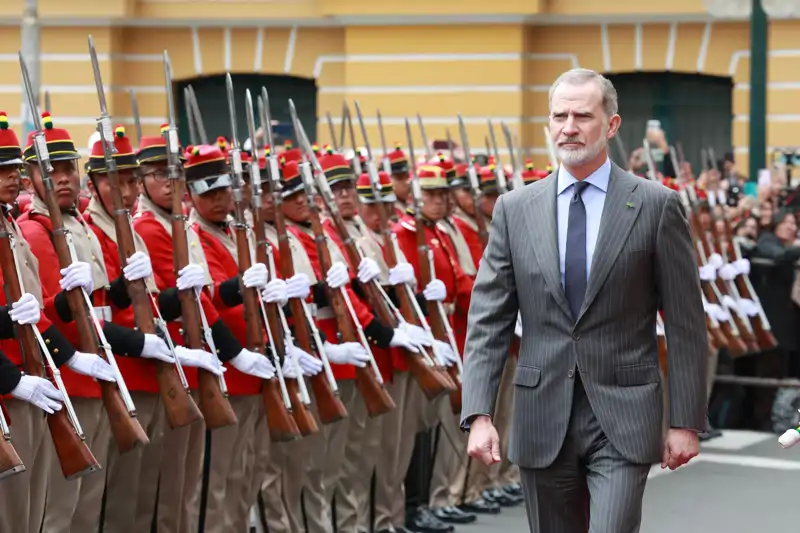 El Rey Felipe en Bolivia