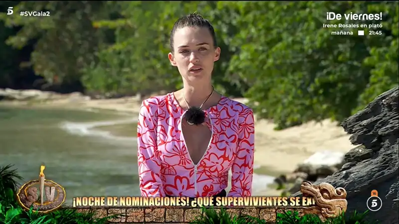Almudena explica cómo se siente tras el cambio de playa. 