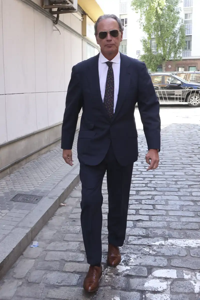 Bertín Osborne en la boda de Cayetano Martínez de Irujo y Bárbara Mirjan