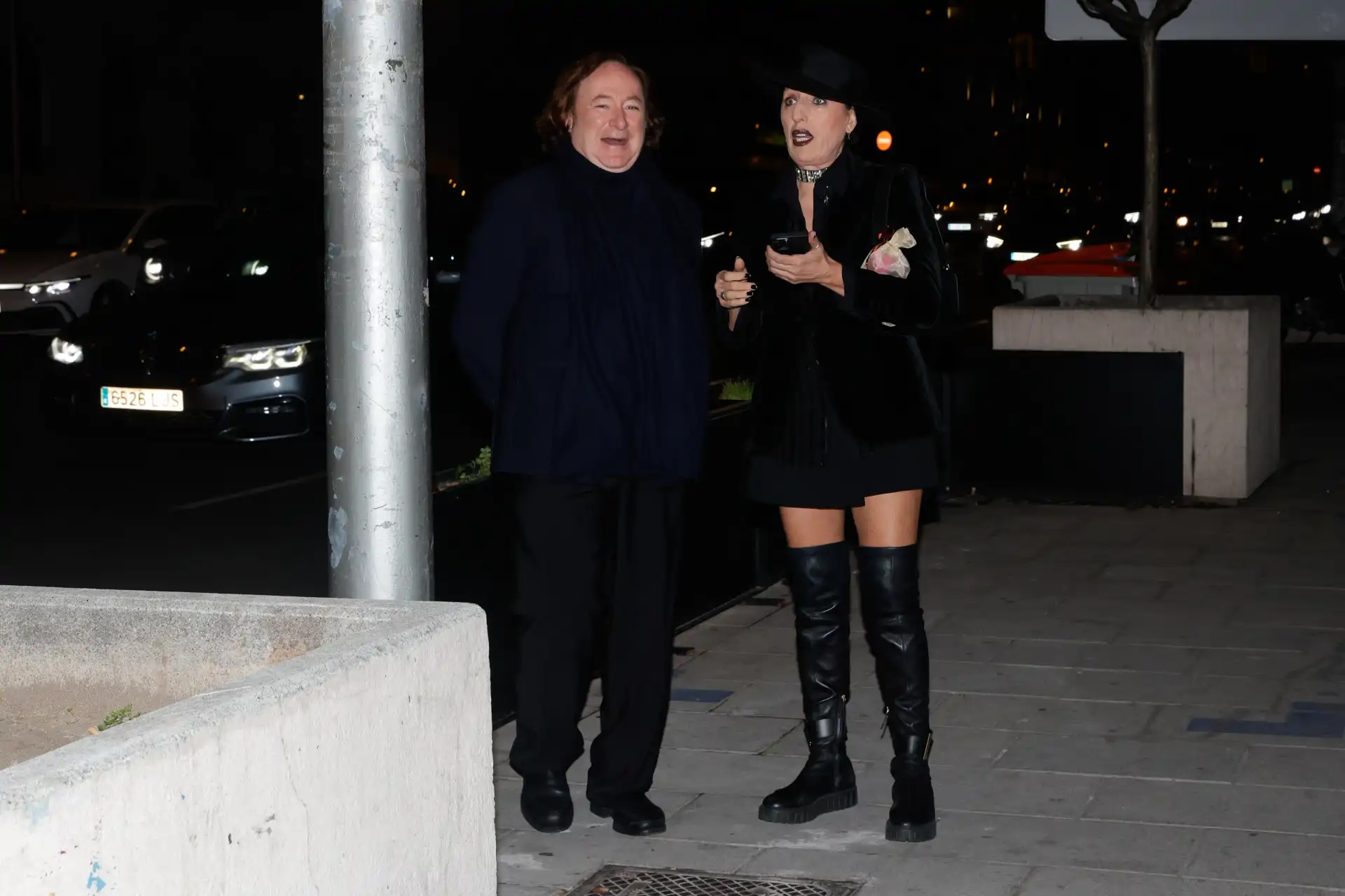 La más arriesgada de negro: Rossy de Palma