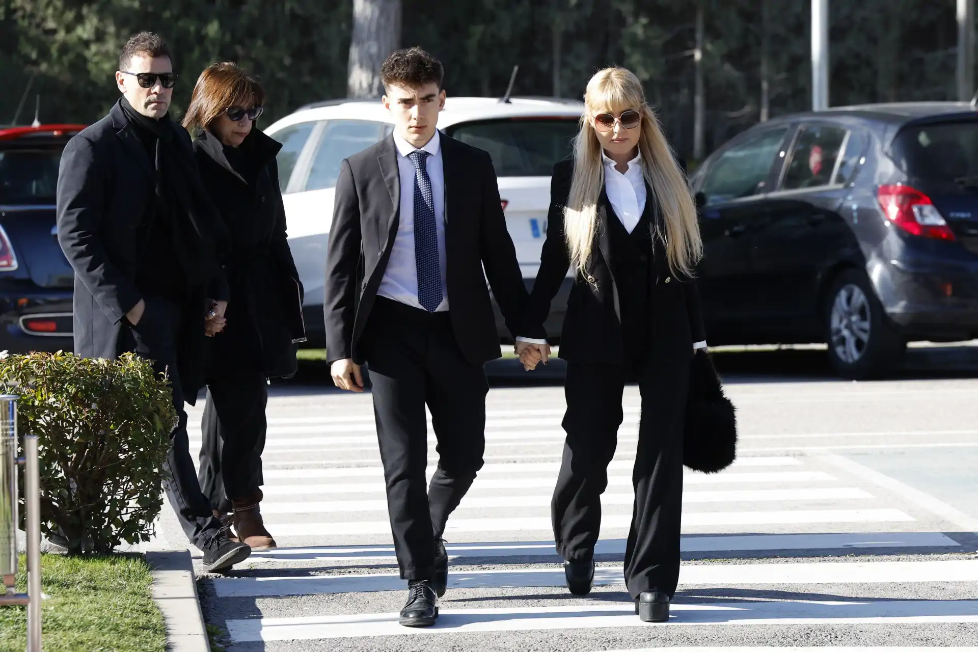 Cayetana Guillén Cuervo en el último adiós a su madre