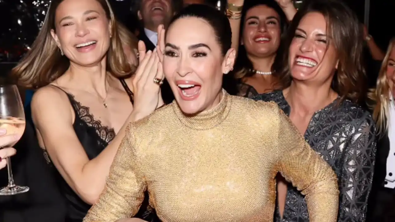 Vicky Martín Berrocal en su cumpleaños