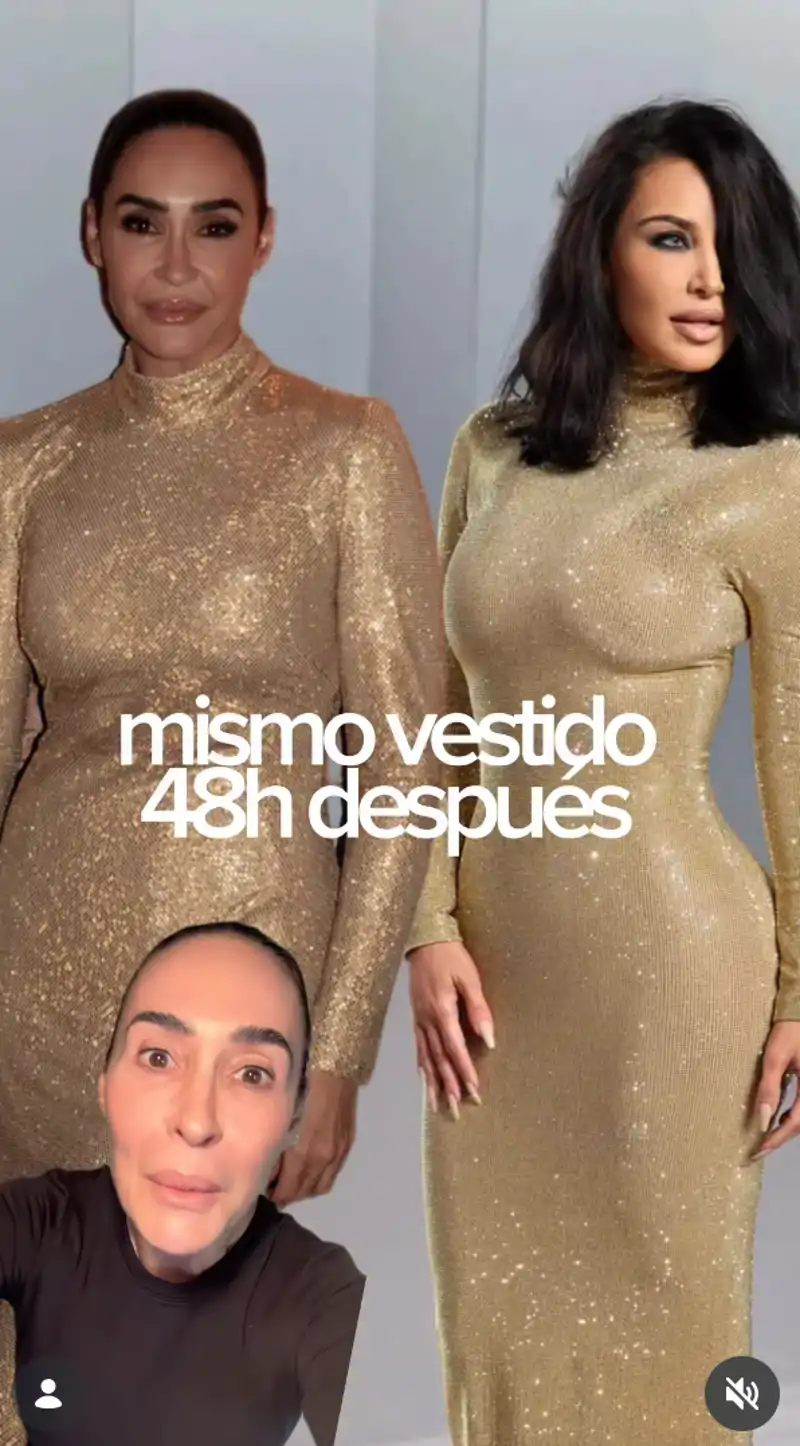 Vicky Martín Berrocal, sorprendida con el look de Kim Kardashian