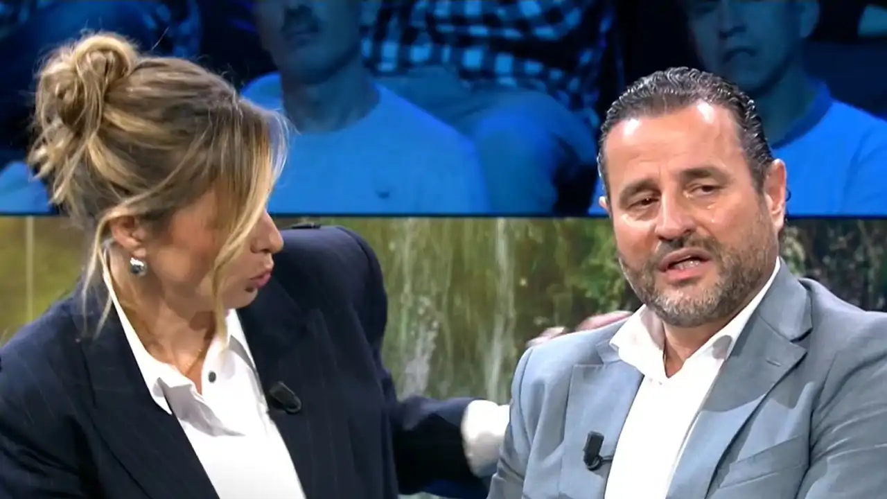 El marido de Marisa Jara se rompe en el plató de 'Supervivientes'
