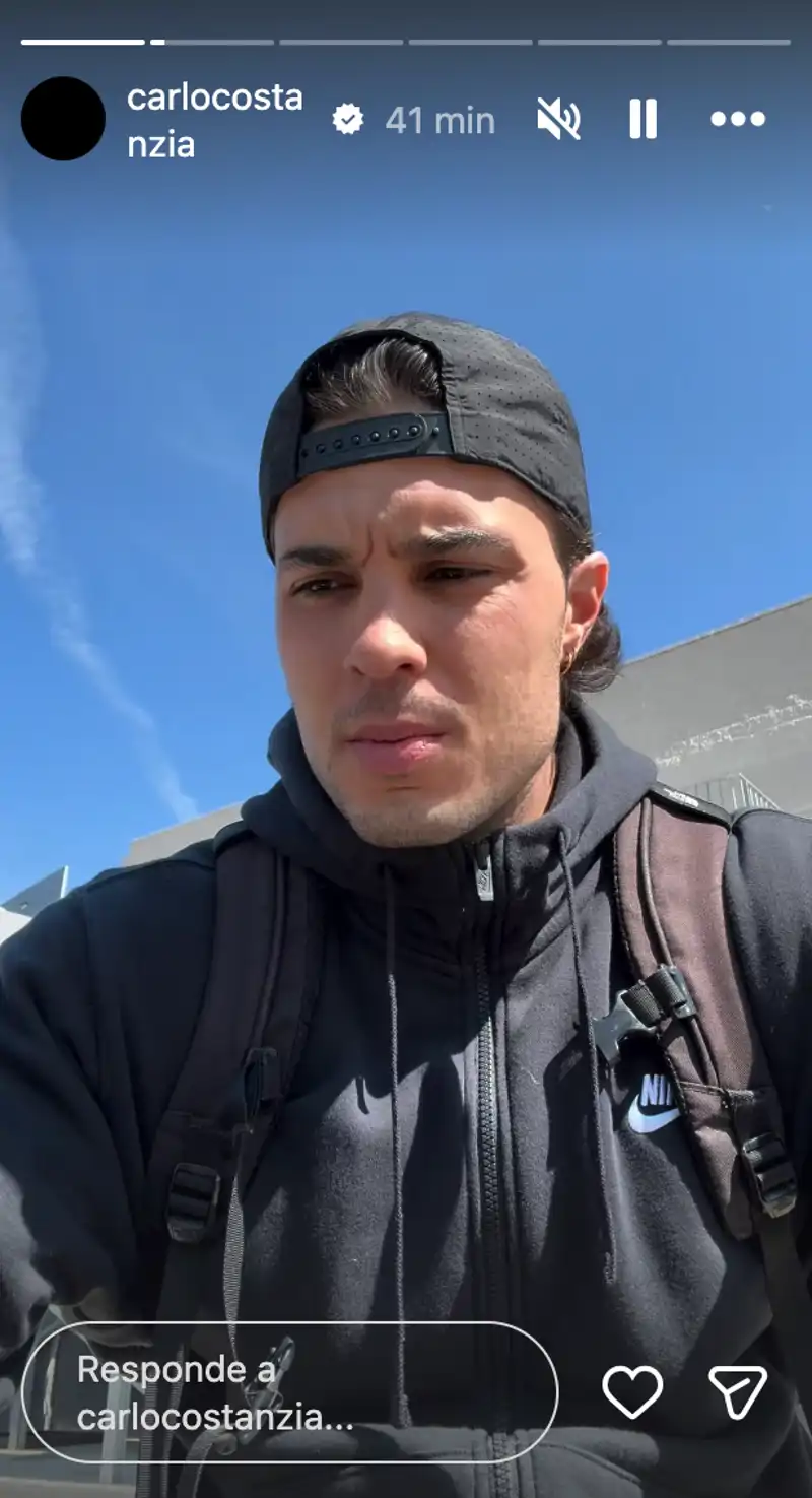 Carlo Costanzia en sus redes sociales