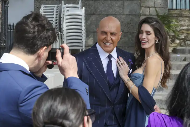 Kiko Matamoros, junto a Marta, en la boda de su hija Irene