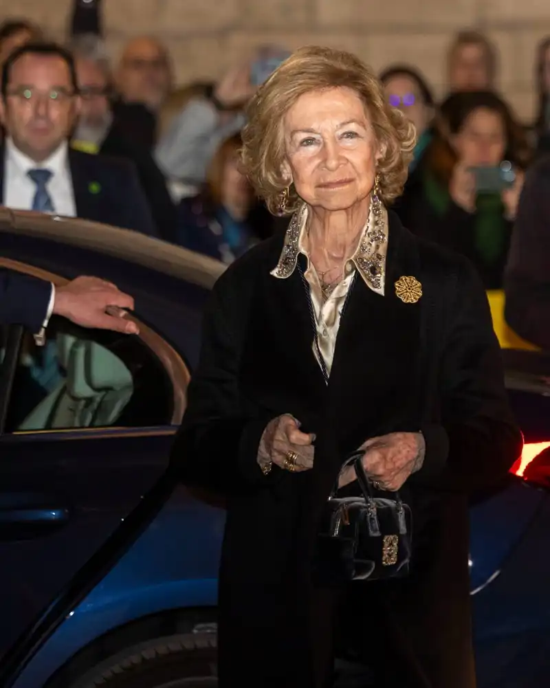 La Reina Sofía, de riguroso luto, en el concierto anual de Pascua en Mallorca