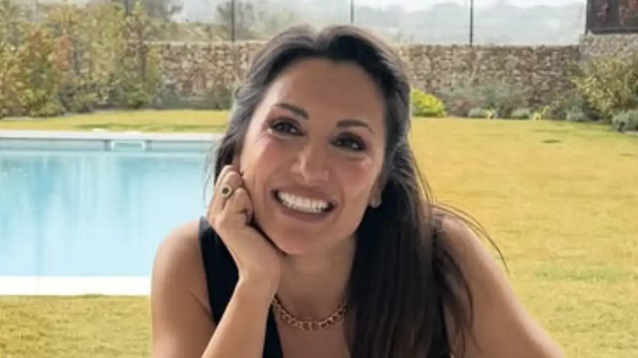 Nagore Robles, durante la celebración de uno de sus cumpleaños en su casa