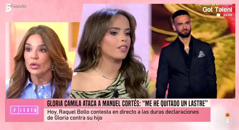 Raquel Bollo se posiciona con su hijo ante Gloria Camila