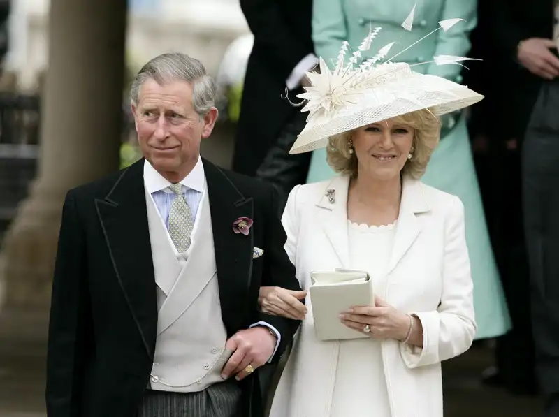 Carlos y Camilla el día de su boda
