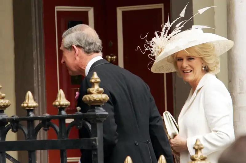 Carlos y Camilla en su boda civil