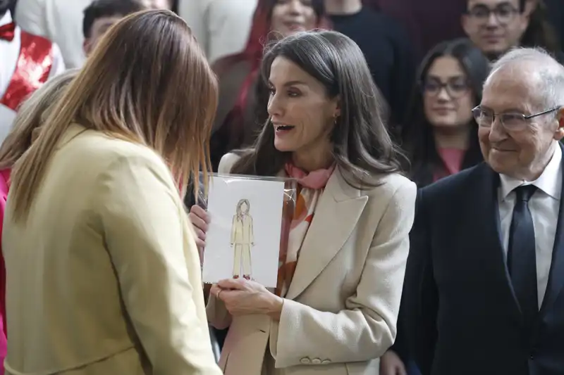 El boceto que ha recibido Letizia a manos de un talento joven