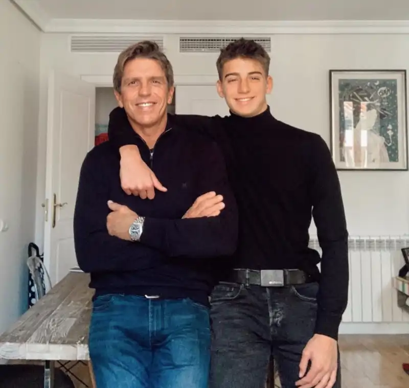 El Cordobés y su hijo