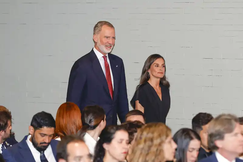 Los Reyes Felipe y Letizia en un acto