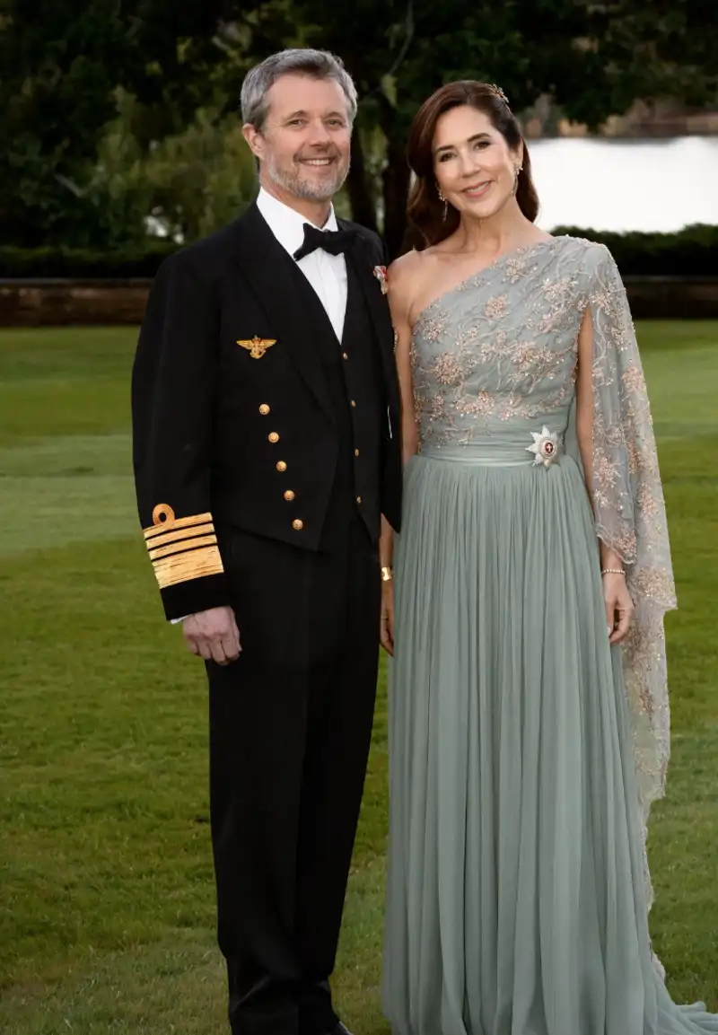 Los Reyes Federico y Mary de Dinamarca en Canberra